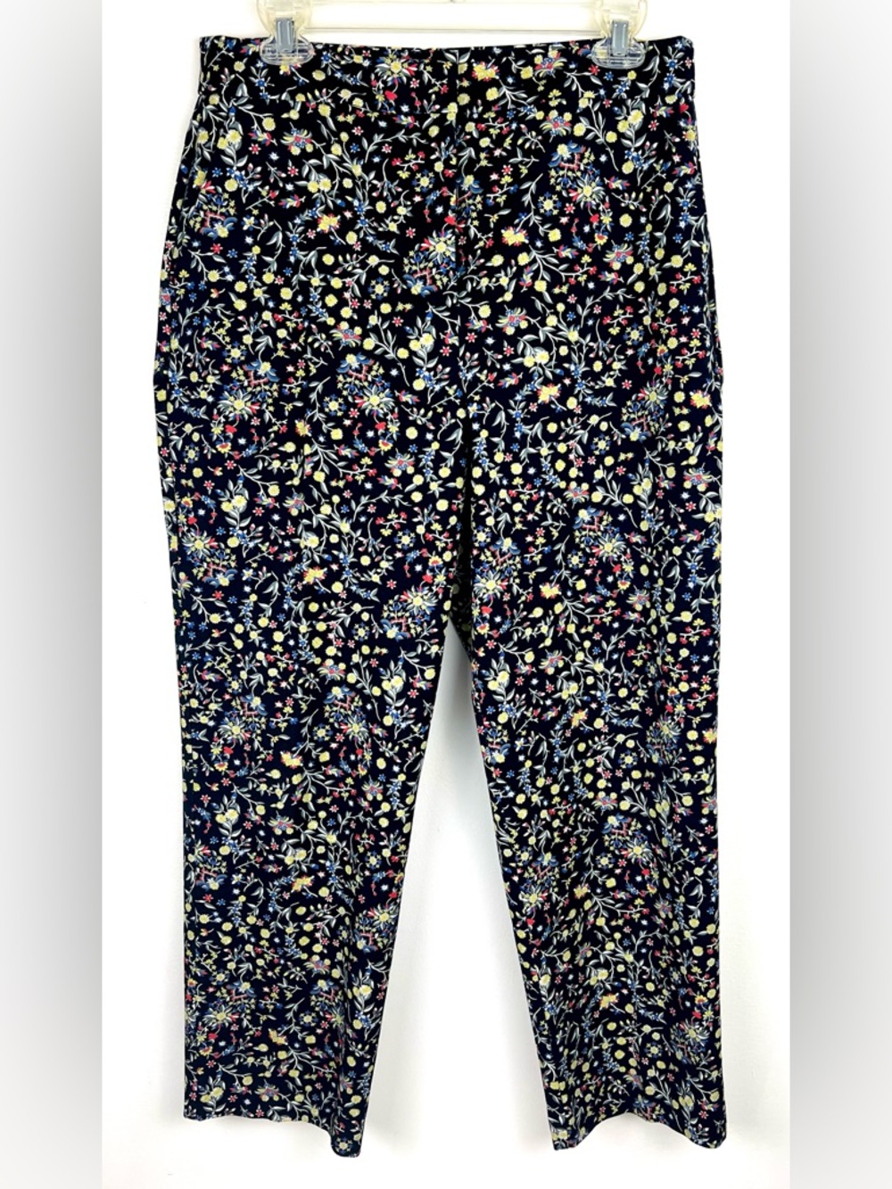 Boden Bi-Stretch Straight Tapered Wildflower Pants - Picture 2 of 12